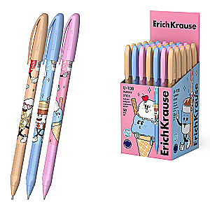 Długopis - U-108 Stick Yummy 1.0, Ultra Glide Technology, kolor atramentu - niebieski, w asortymencie