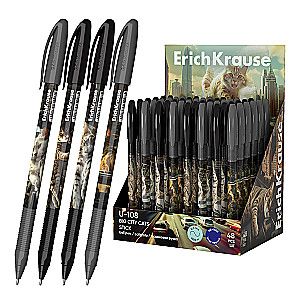 Długopis kulkowy U-108 Stick Big City Cats 1.0, Ultra Glide Technology, kolor atramentu - niebieski, w asortymencie