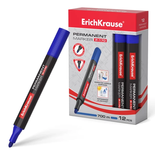 Permanent marker ErichKrause P-170, blue