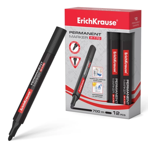 Permanent Marker P-170, Black