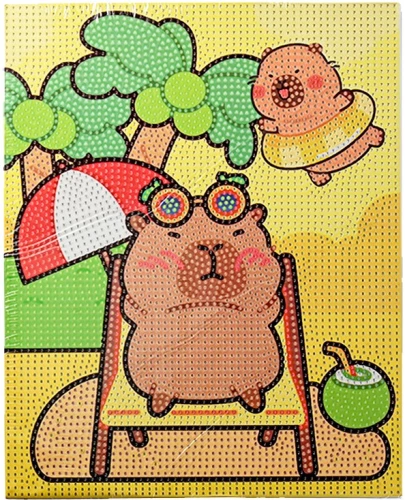 Diamond Mosaic - Capybara