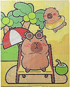 Diamond Mosaic - Capybara
