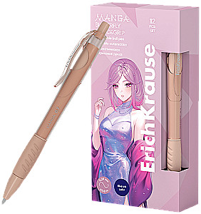 Kugelschreiber Butterfly Matic&Grip Manga, 0.7mm (blau)