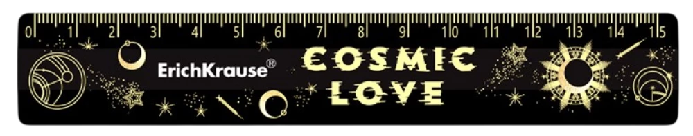 Linijka Cosmic love, 15 cm