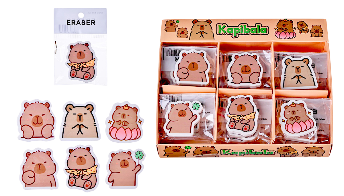 Radiergummi - Wasserschwein, in assorted Designs