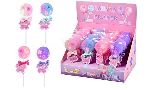Eraser - Lollipop, assorted