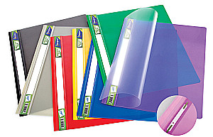 Fastener folder, A4+ glossy, gray