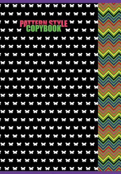 Zeszyt - Patternstyle, A4, 480 stron, kratka, w assortmencie