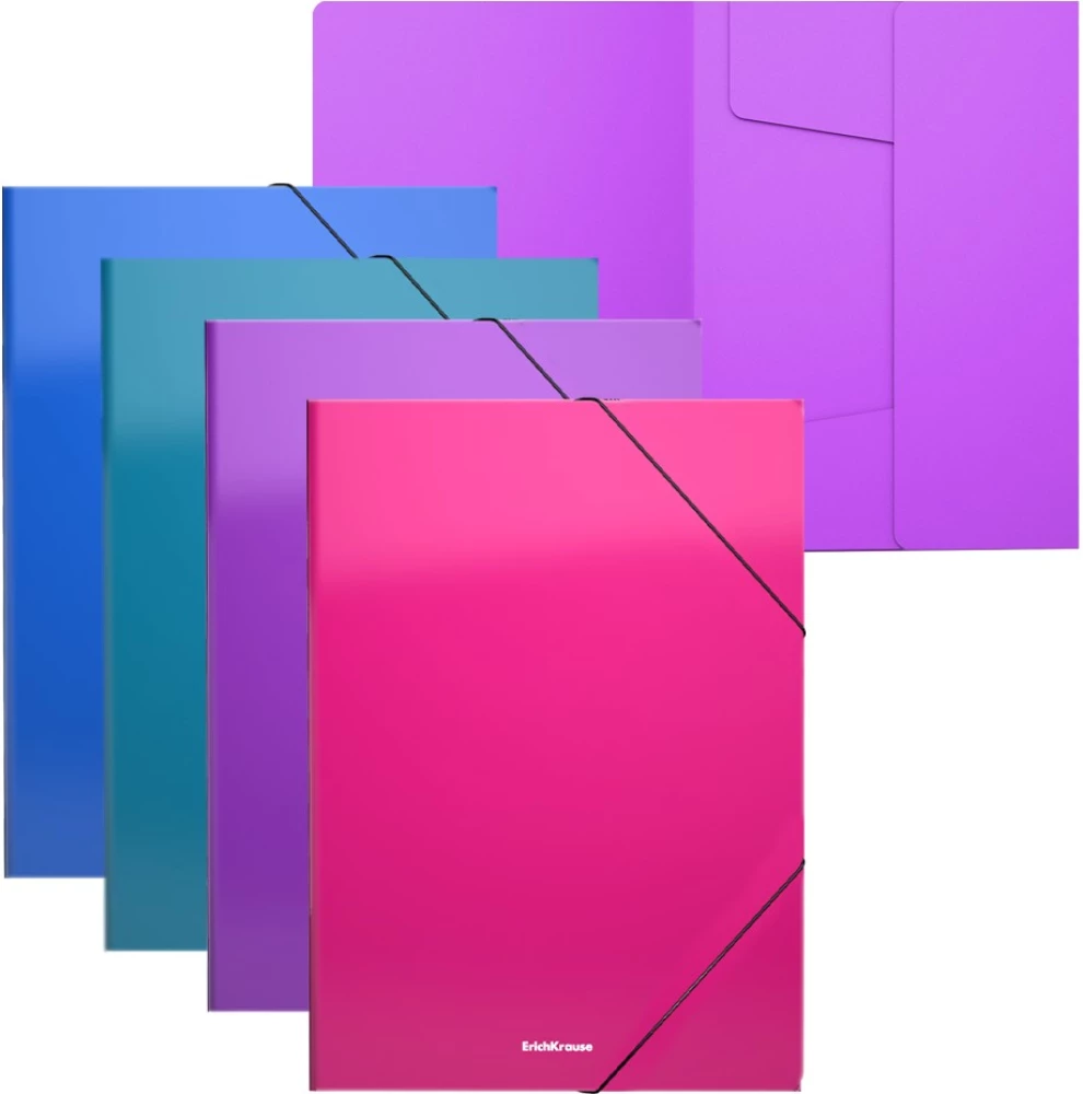 Folder A4 na gumkach Matt Vivid (asortyment)