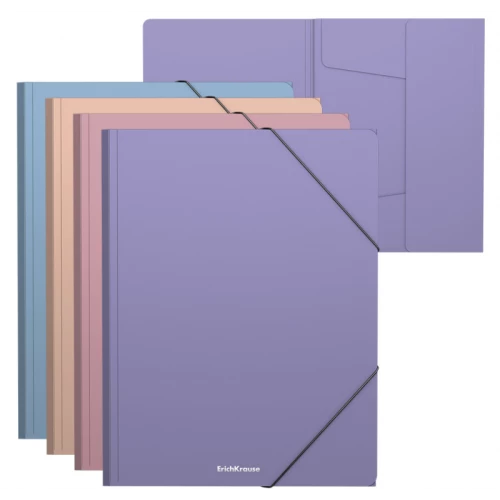 A4 Folder with Rubber Bands Soft Manga (Assorted)