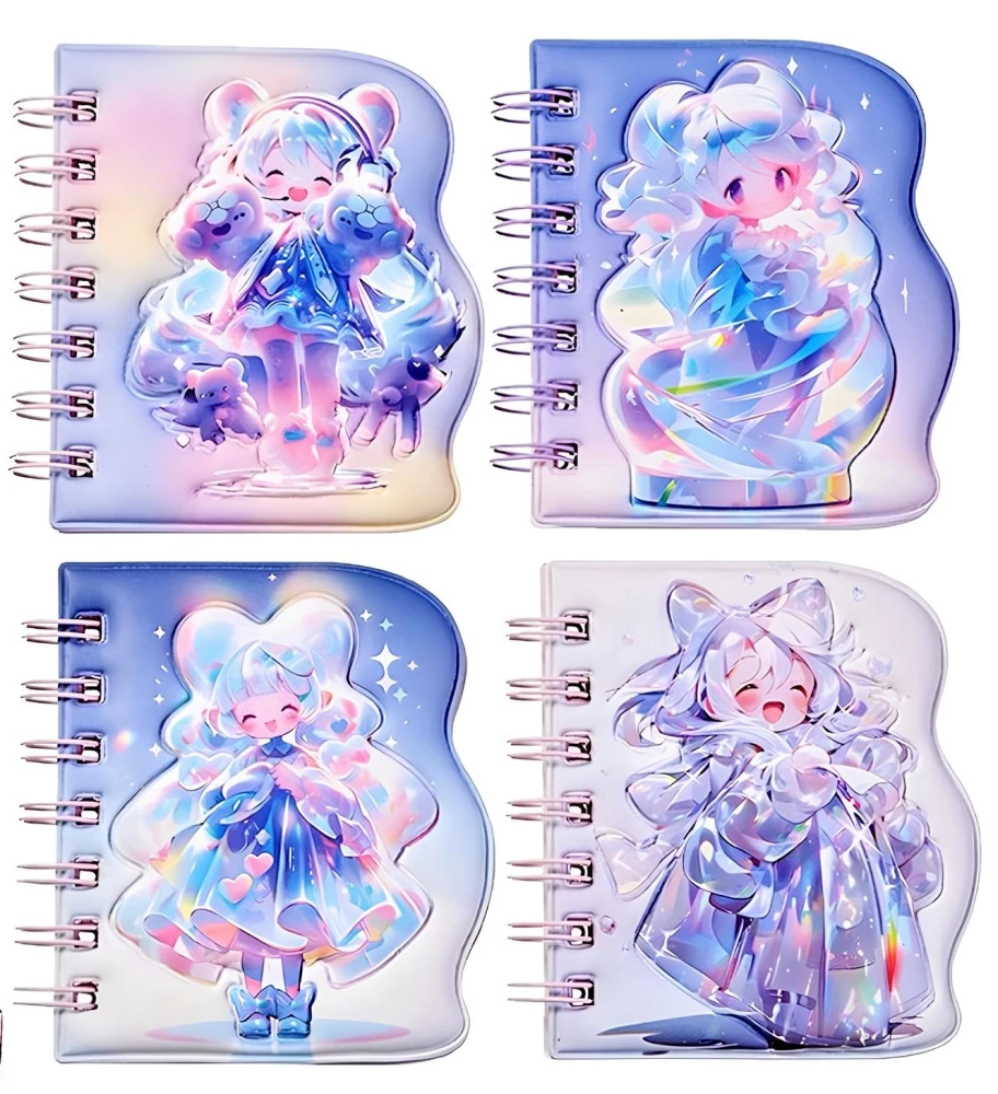 NEO GIRLS Notebook, 4 designs in assortment