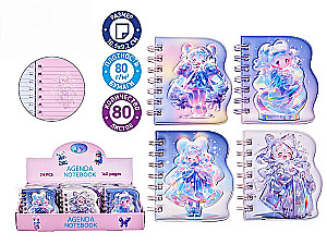 NEO GIRLS Notebook, 4 designs in assortment