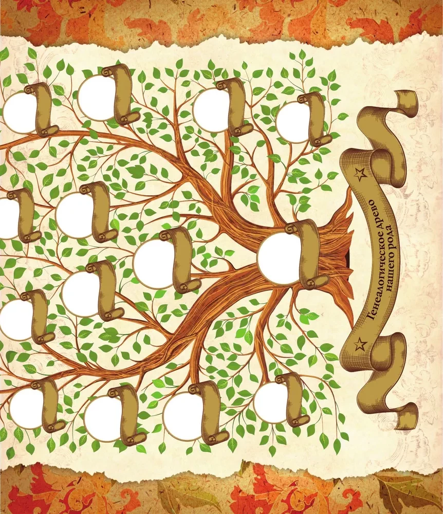 Genealogy Book. Family Tree