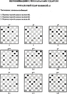 Antologia kombinacji w warcabach. 3333 przykłady skutecznej taktyki w rosyjskich warcabach