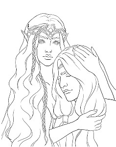 Romance Club. Coloring Book