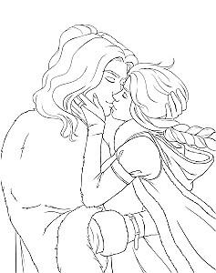 Romance Club. Coloring Book