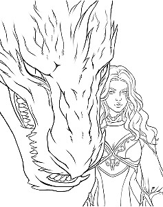 Romance Club. Coloring Book