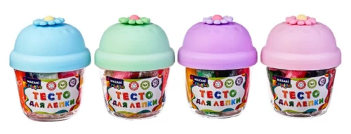 Modeling Dough FLOWER, 4 colors assorted