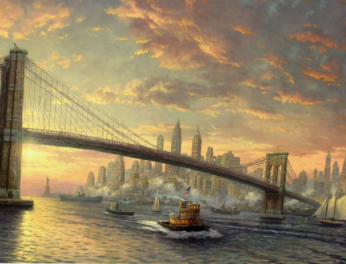 Paint by Numbers - Sunrise over New York