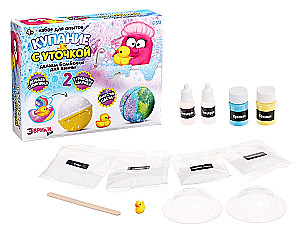 Experiment Kit - Making Bath Bombs. Bathing with a Duck