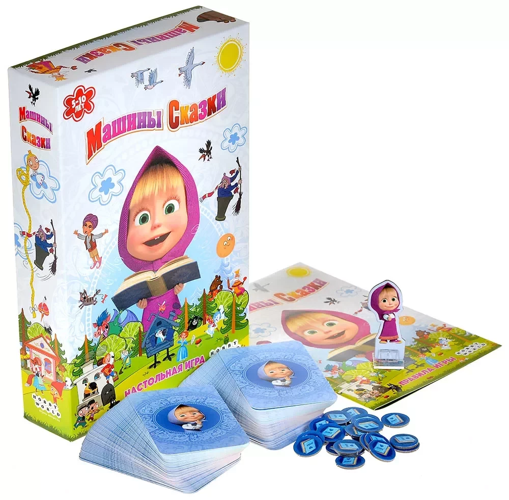 Board Game - Masha and the Bear. Masha's Tales