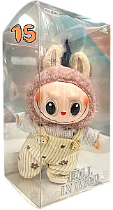 Labubu mix keychain in clothes (17 cm)