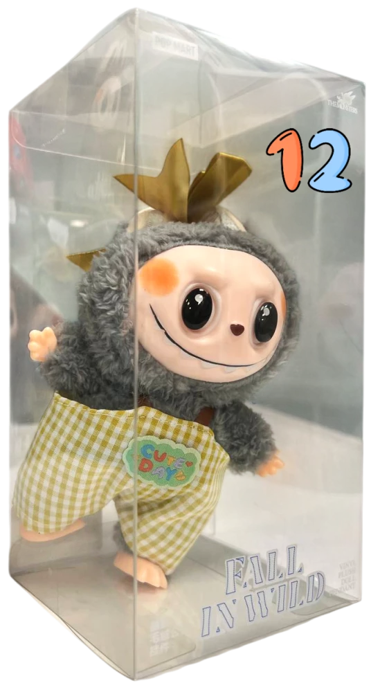 Labubu mix keychain in clothes (17 cm)