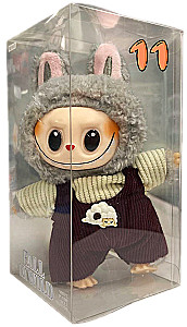 Labubu mix keychain in clothes (17 cm)