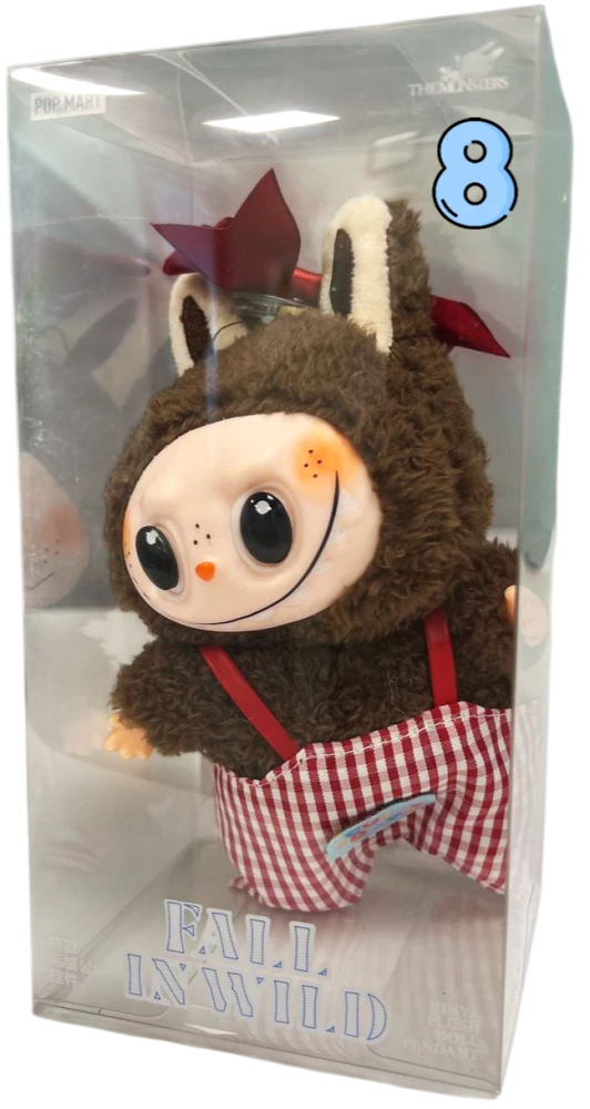 Labubu mix keychain in clothes (17 cm)
