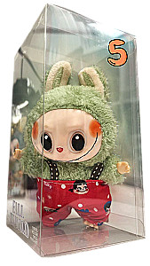 Labubu mix keychain in clothes (17 cm)
