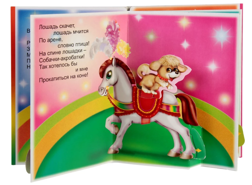 Im Zirkus. Pop-up-Buch mit beweglichen Bildern