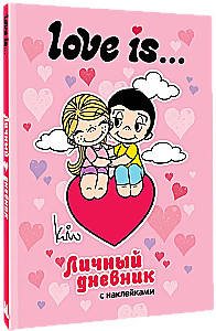 Love is... Personal Diary with Stickers