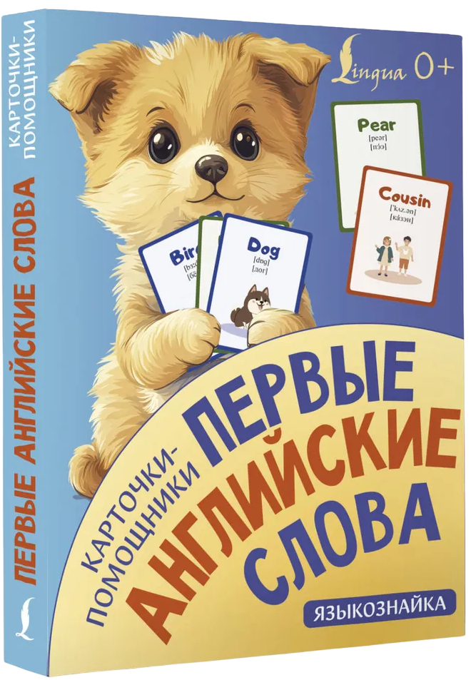 Helper cards. First English words