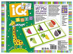 Plastic Lotto for Toddlers 2+ What's in the Basket? Find the Half