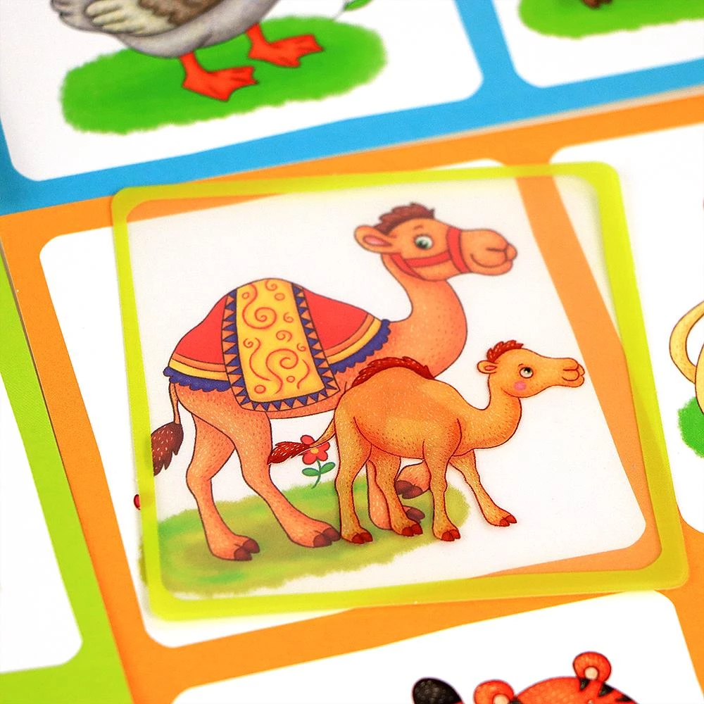Plastic Lotto for Toddlers 2+ Mommy's Babies. Matching Pairs