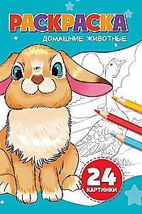 Coloring Book. Domestic Animals