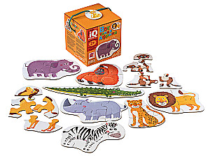 Puzzles. For the youngest. 2+ Here is Africa