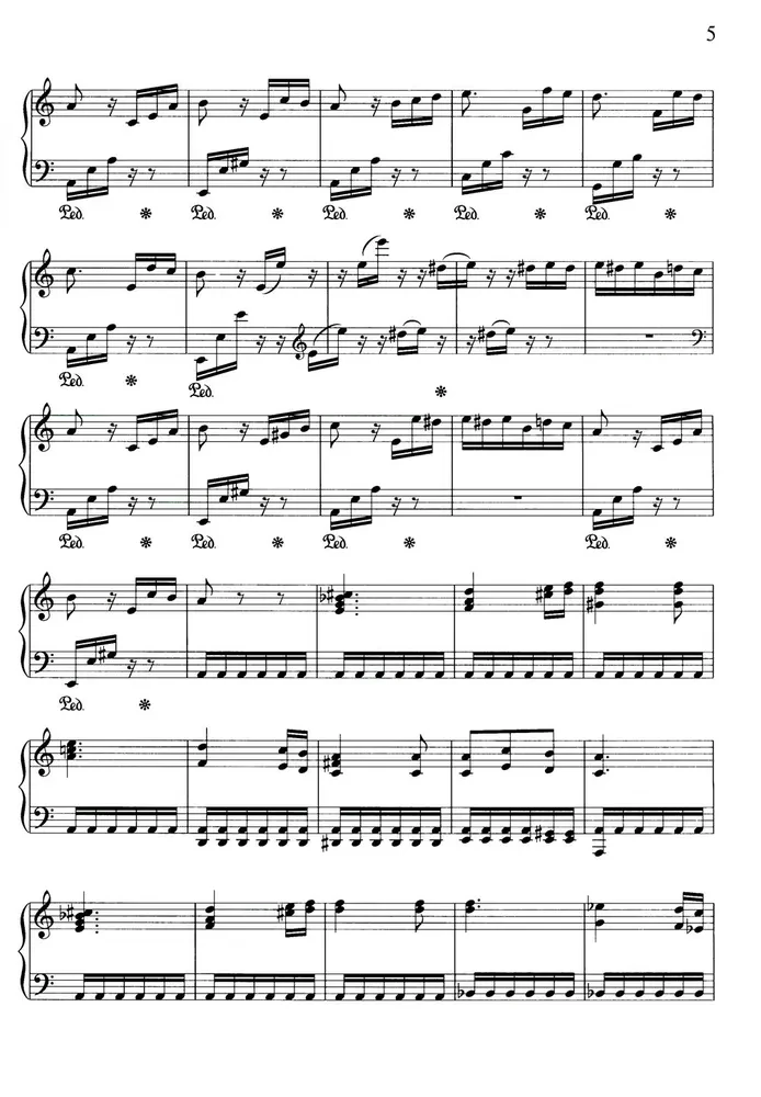 Beethoven. The Best. The Most Famous Compositions. For Piano