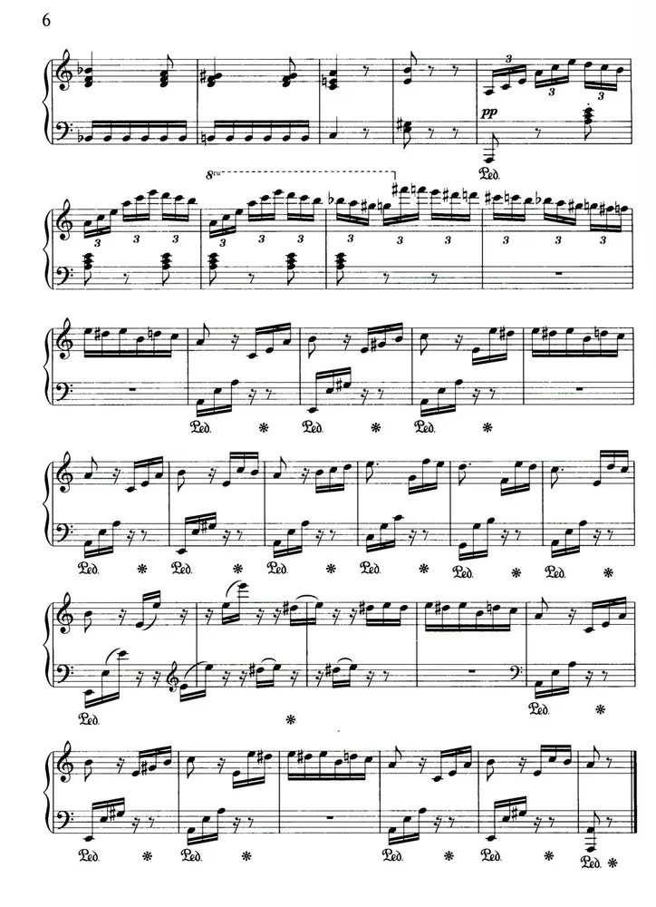 Beethoven. The Best. The Most Famous Compositions. For Piano