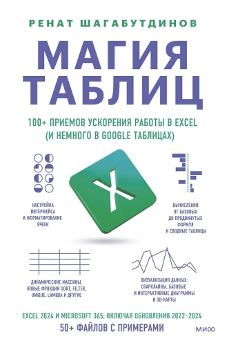 The Magic of Tables. 100+ Techniques to Speed Up Work in Excel (and a Little in Google Sheets)