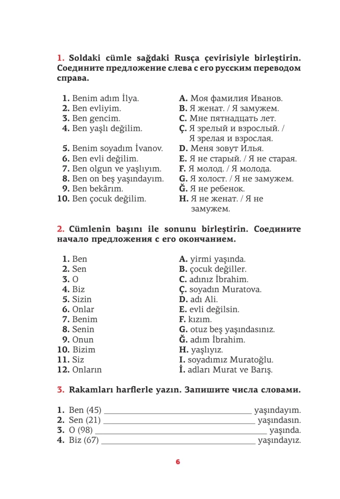 Turkish Language. Memorization Trainer for Beginners