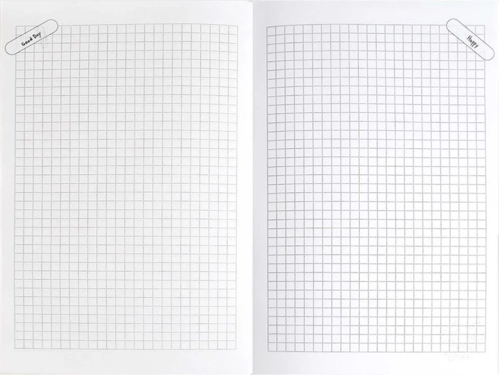 Notebook - 3D Rabbits, A5, 32 sheets, grid