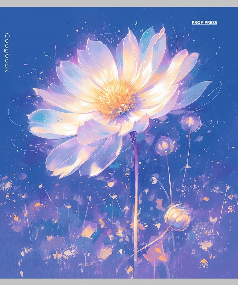 Notatnik - Kwiaty pod Księżycem, A5, 96 stron, kratka, w asortymencie