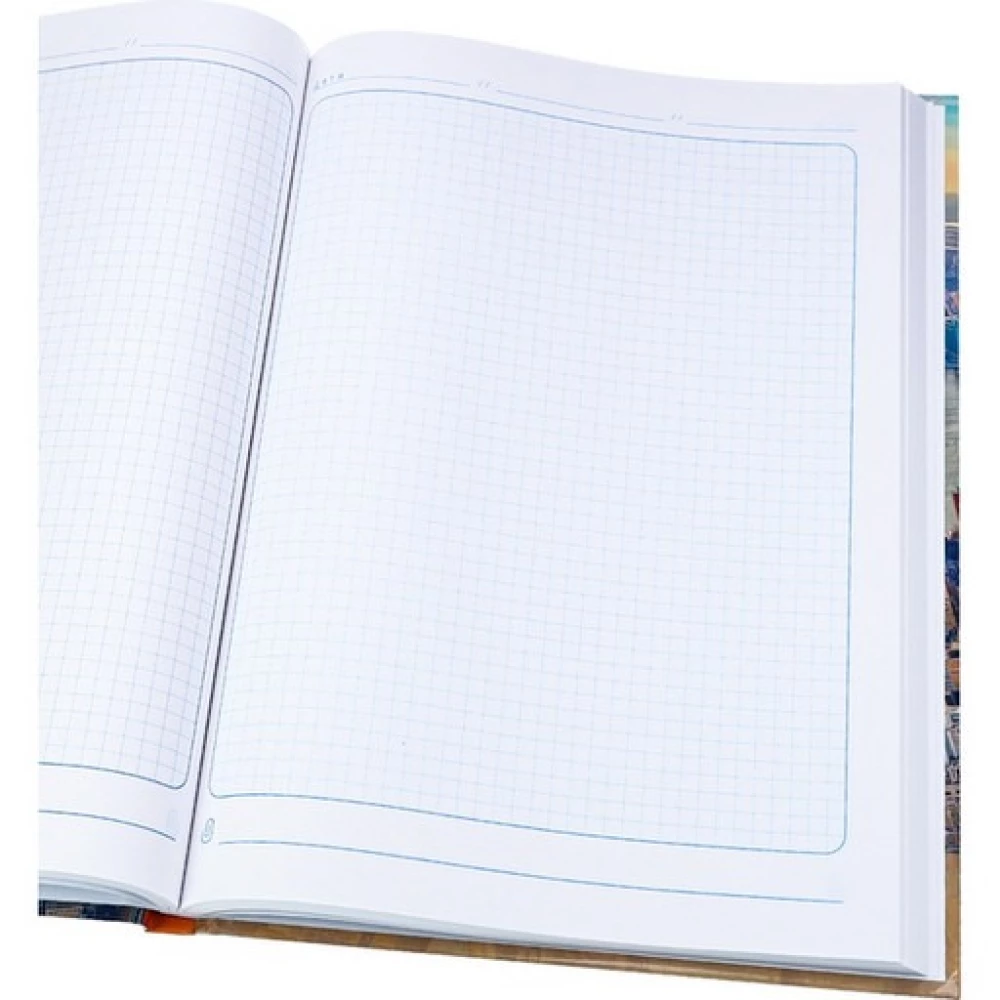 Business Notebook A4. View of Skyscrapers
