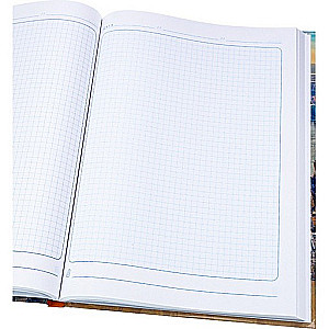 Business Notebook A4. View of Skyscrapers