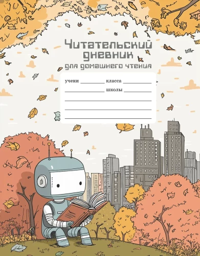 School Student's Reading Diary for Home Reading