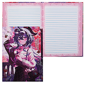 Notebook. For girls. A5 80 sheets. Style and fashion