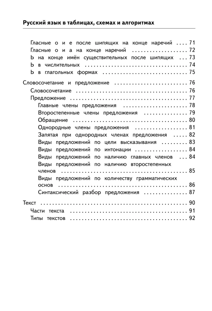 Język rosyjski w tabelach, schematach i algorytmach