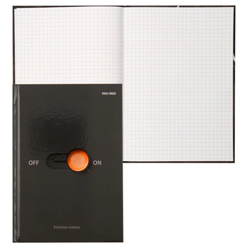 Notebook. A5, 80 sheets, grid. Coffee for breakfast