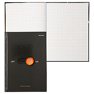 Notebook. A5, 80 sheets, grid. Coffee for breakfast